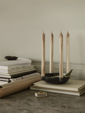 Dryp steariinikynttilä 2-pack - Beige - Ferm Living