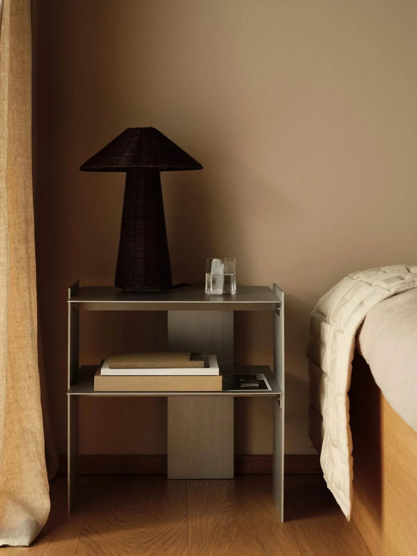 Duo pöytävalaisin, Tummanruskea Ferm Living