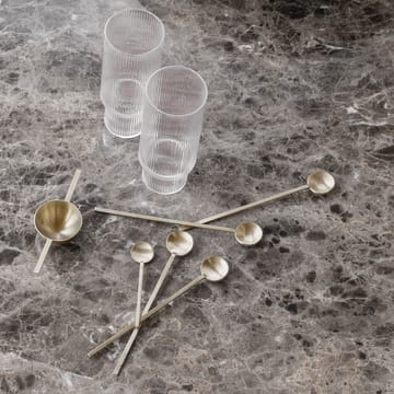 Fein drinkkilusikka - Messinki - Ferm Living