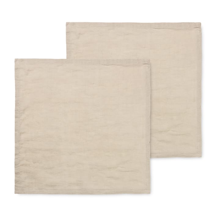 Ferm Living linnelautasliinat 2-pack - Natural - Ferm Living