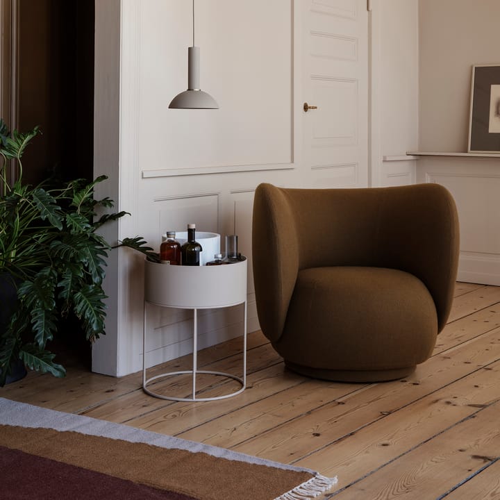 Ferm Living plant box pyöreä, Cashmere Ferm Living