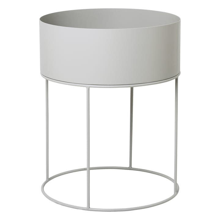 Ferm Living plant box pyöreä - vaaleanharmaa - Ferm Living