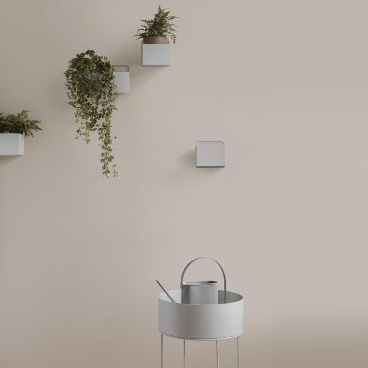 Ferm Living plant box pyöreä, vaaleanharmaa Ferm Living