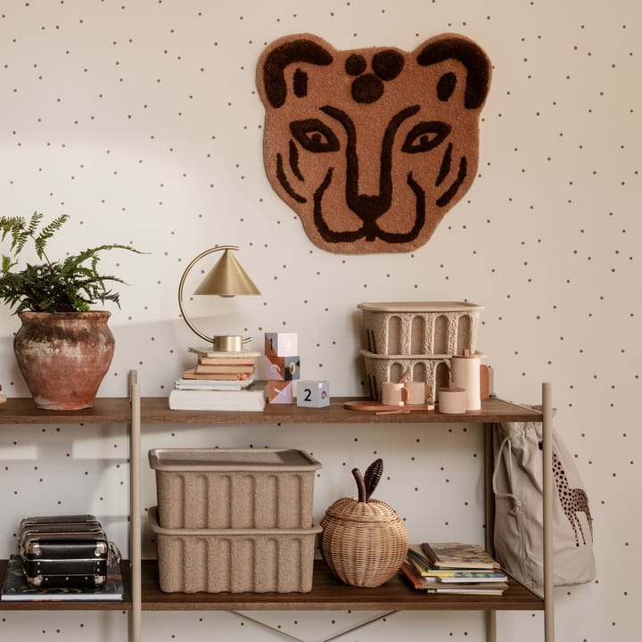Ferm säilytyslaatikko paperi pieni, 2-pakkaus, Ruskea Ferm Living