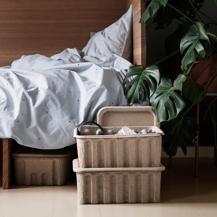 Ferm säilytyslaatikko paperia kannella 2-pakkaus, Ruskea Ferm Living