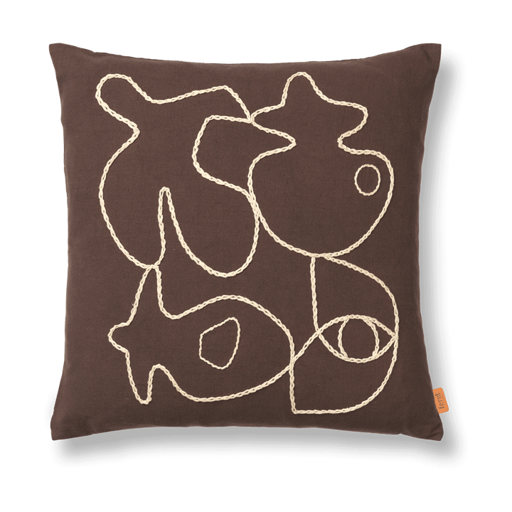 Figure tyynynpäällinen 50x50 cm - Kahvihiekka - Ferm Living