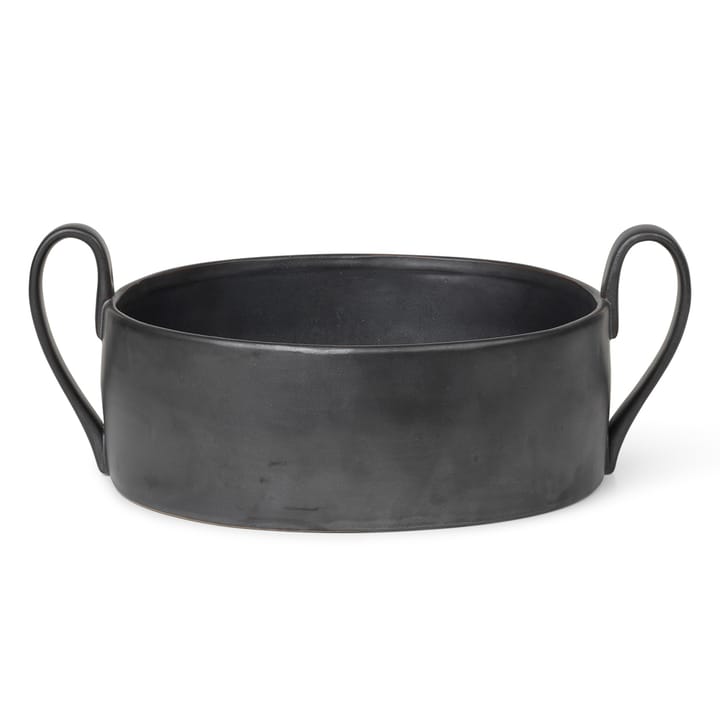 Flow Centrepiece -kulho - Black - Ferm Living