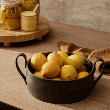 Flow Centrepiece -kulho - Black - Ferm Living