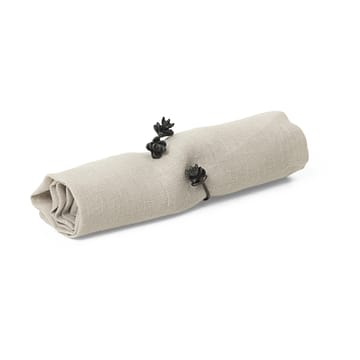 Forest lautasliinarengas 4-pakkaus - Black brass - Ferm Living