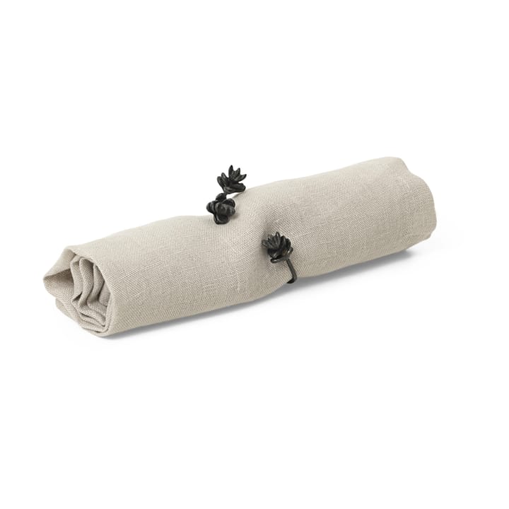 Forest lautasliinarengas 4-pakkaus, Black brass Ferm Living