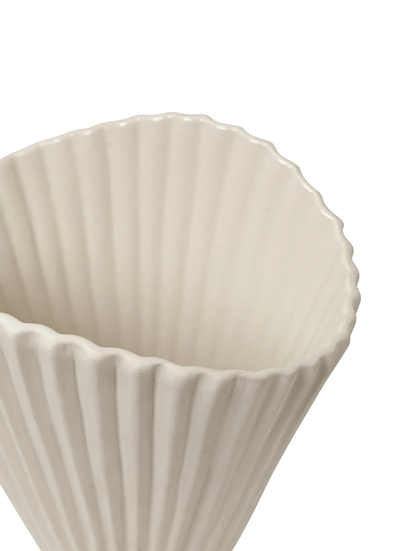 Fountain maljakko 30,5 cm, off white Ferm Living