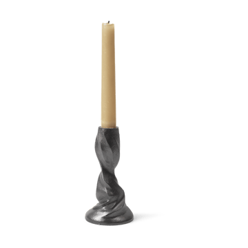 Gale kynttilänjalka 13 cm - Blackened Aluminium - Ferm Living