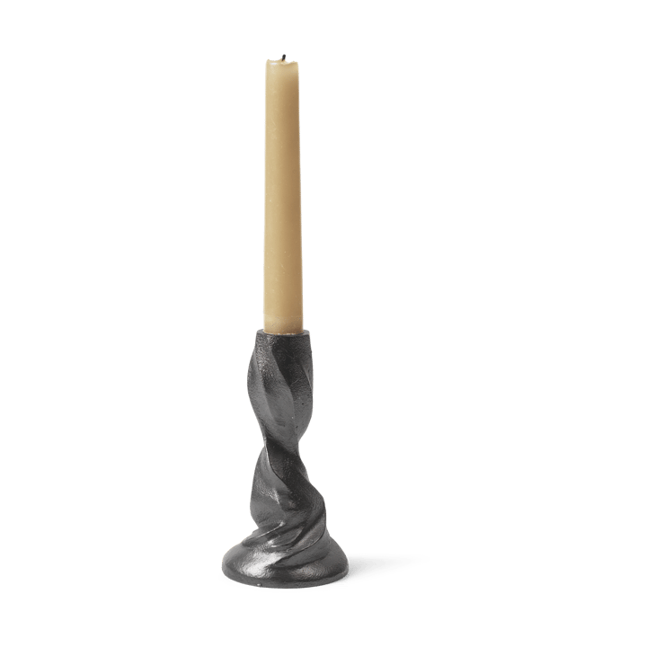 Gale kynttilänjalka 13 cm, Blackened Aluminium Ferm Living