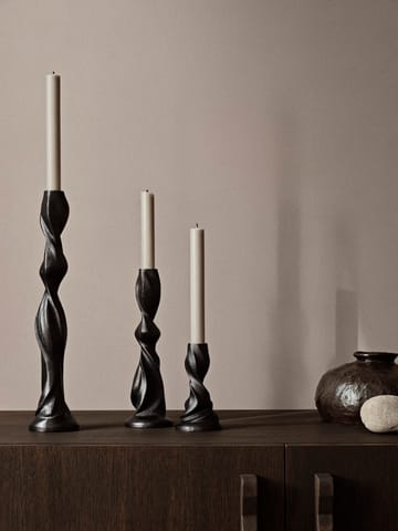 Gale kynttilänjalka 13 cm - Blackened Aluminium - Ferm Living