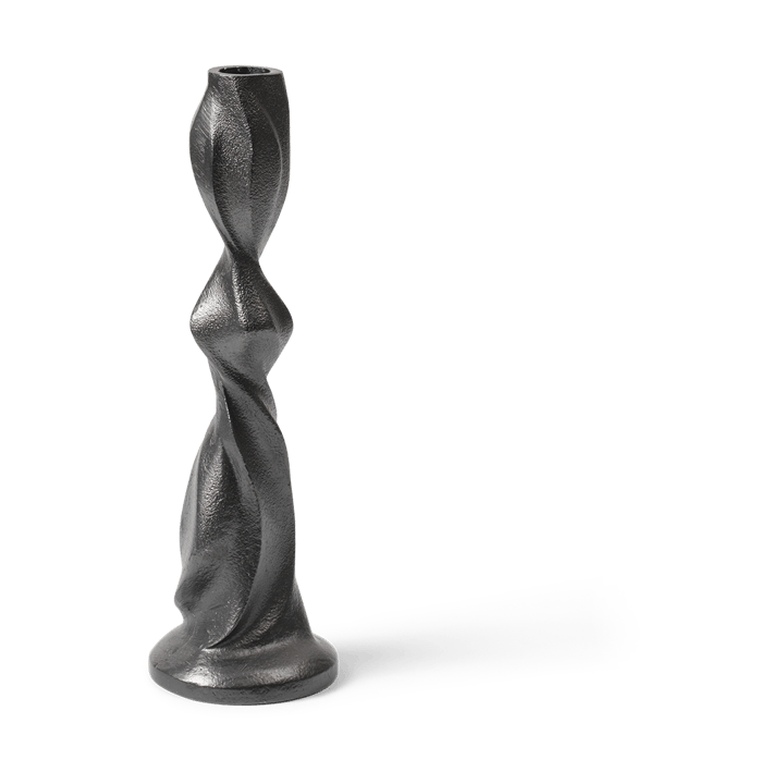 Gale kynttilänjalka 25 cm - Blackened Aluminium - Ferm Living