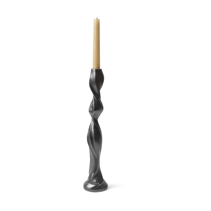 Gale kynttilänjalka 38 cm, Blackened Aluminium Ferm Living