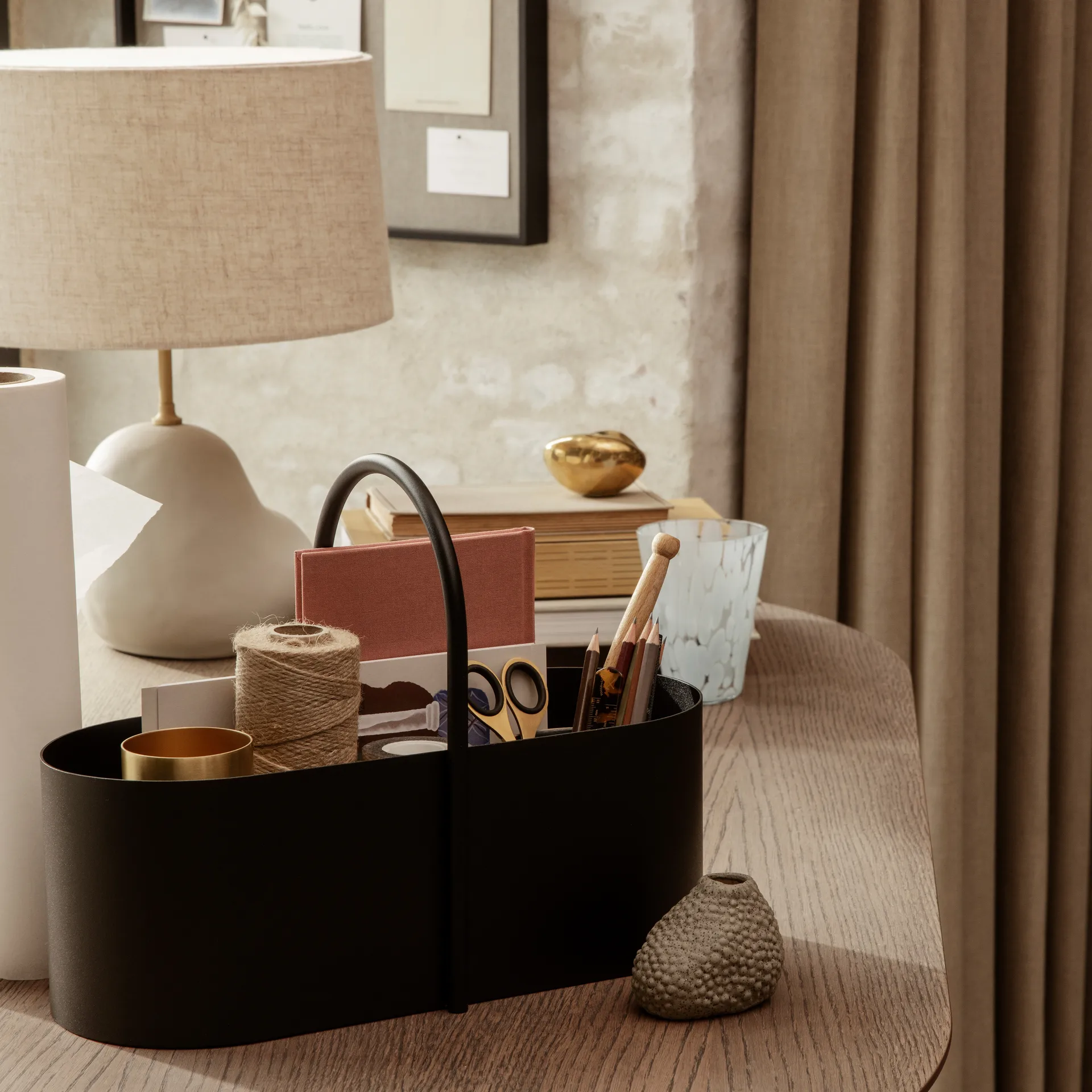 Grib Toolbox -säilytyslaatikko, Black Ferm Living