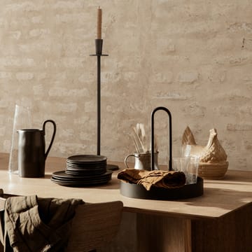 Grib Tray -tarjotin - Black - Ferm Living