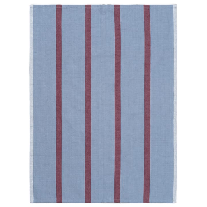 Hale keittiöpyyhe 50x70 cm - Faded blue-burgundy - Ferm Living