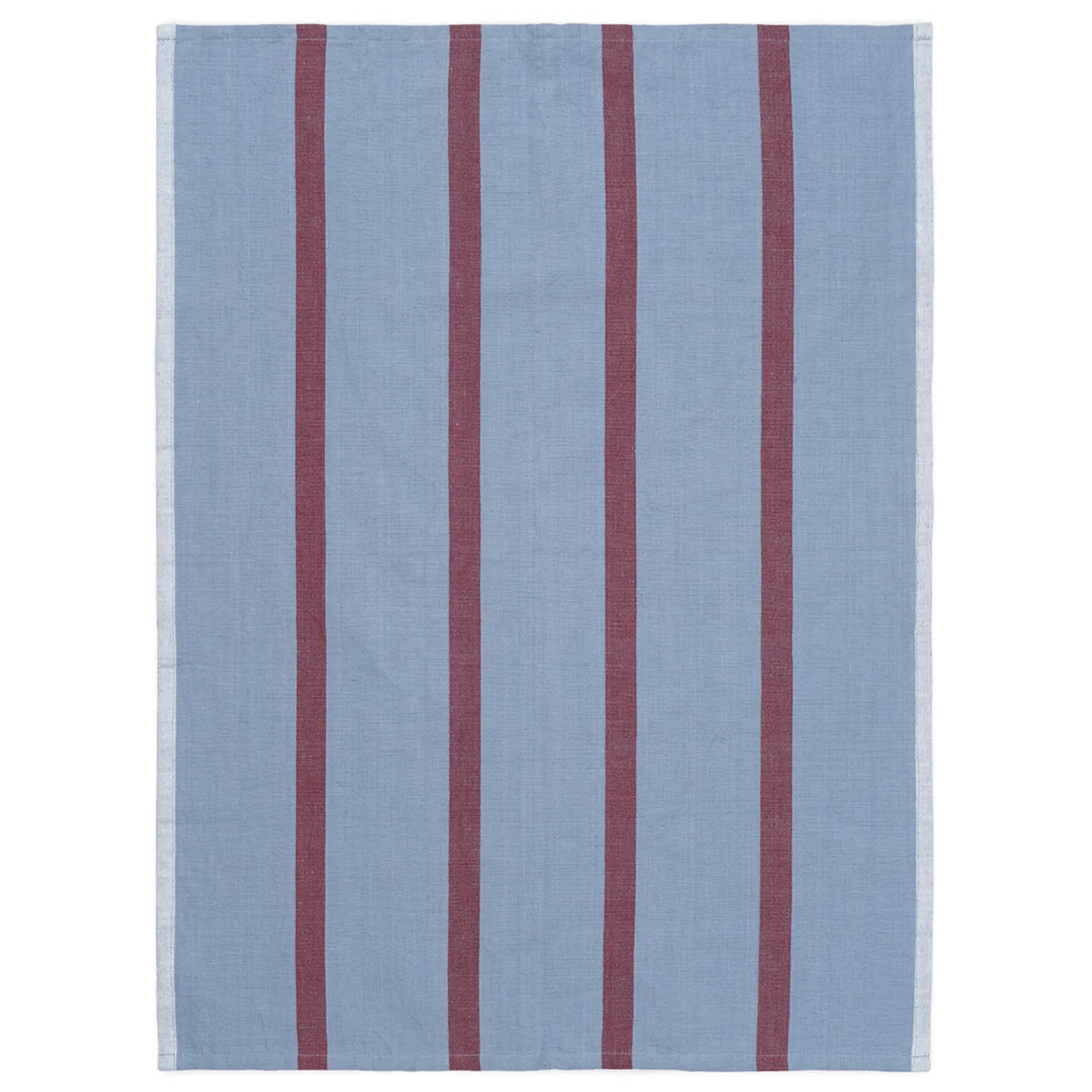Ferm Living Hale keittiöpyyhe 50x70 cm Faded blue-burgundy