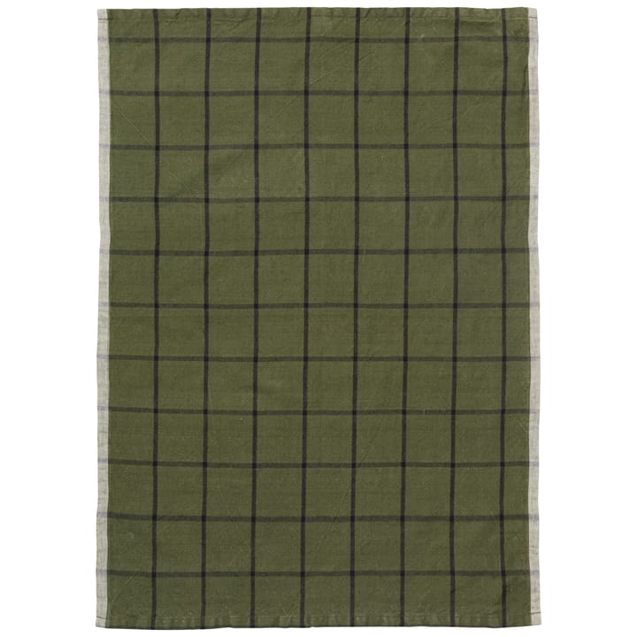 Hale keittiöpyyhe 50x70 cm - Green-black - Ferm Living