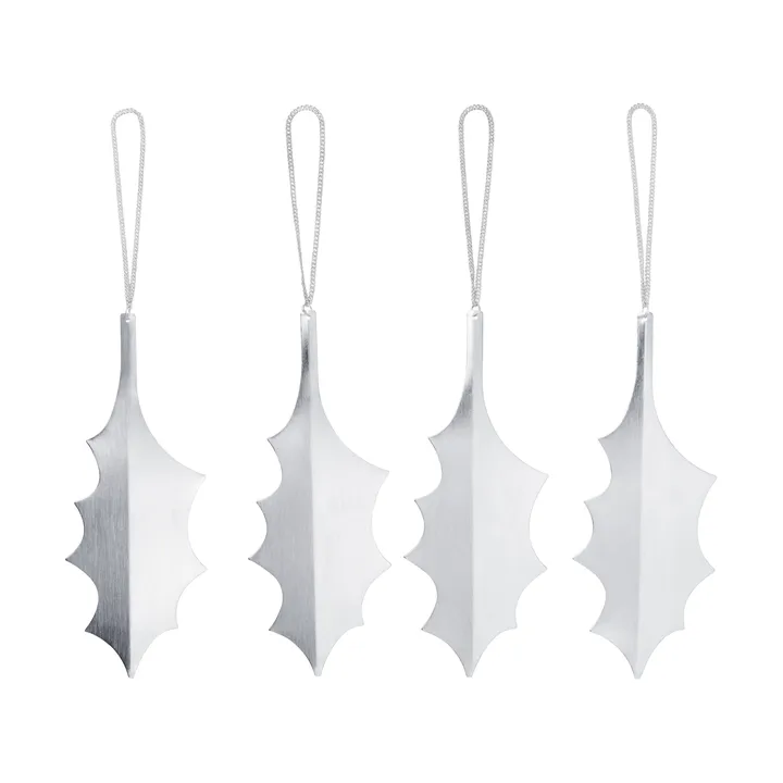 Holly leaf koriste-riipus 13,5 cm 4-pack - Hopea - Ferm Living