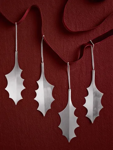 Holly leaf koriste-riipus 13,5 cm 4-pack - Hopea - Ferm Living