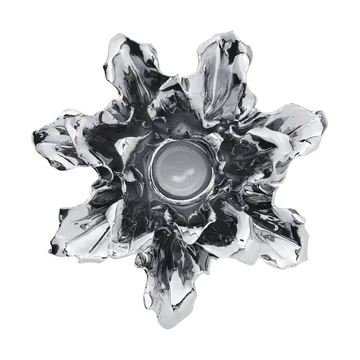 Holly Leaf kynttilänjalka - Silver, 7 cm - Ferm Living
