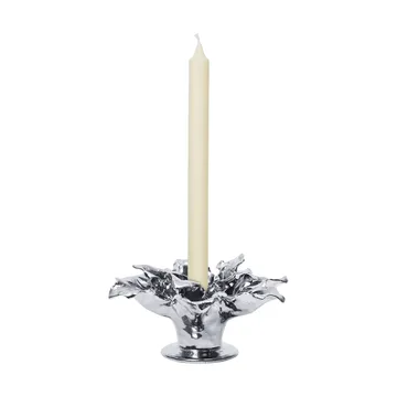 Holly Leaf kynttilänjalka - Silver, 7 cm - Ferm Living