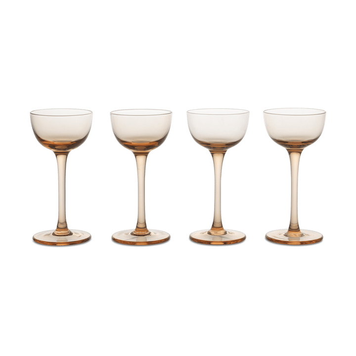 Host liköörilasi 4-pakkaus - Punastua - Ferm Living