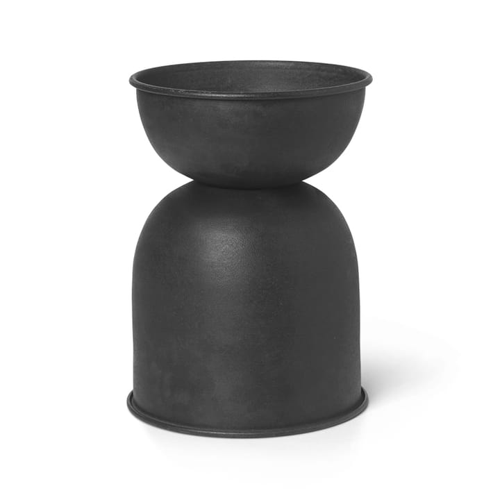 Hourglass ruukku extra small Ø21 cm, Musta-tummanharmaa Ferm Living