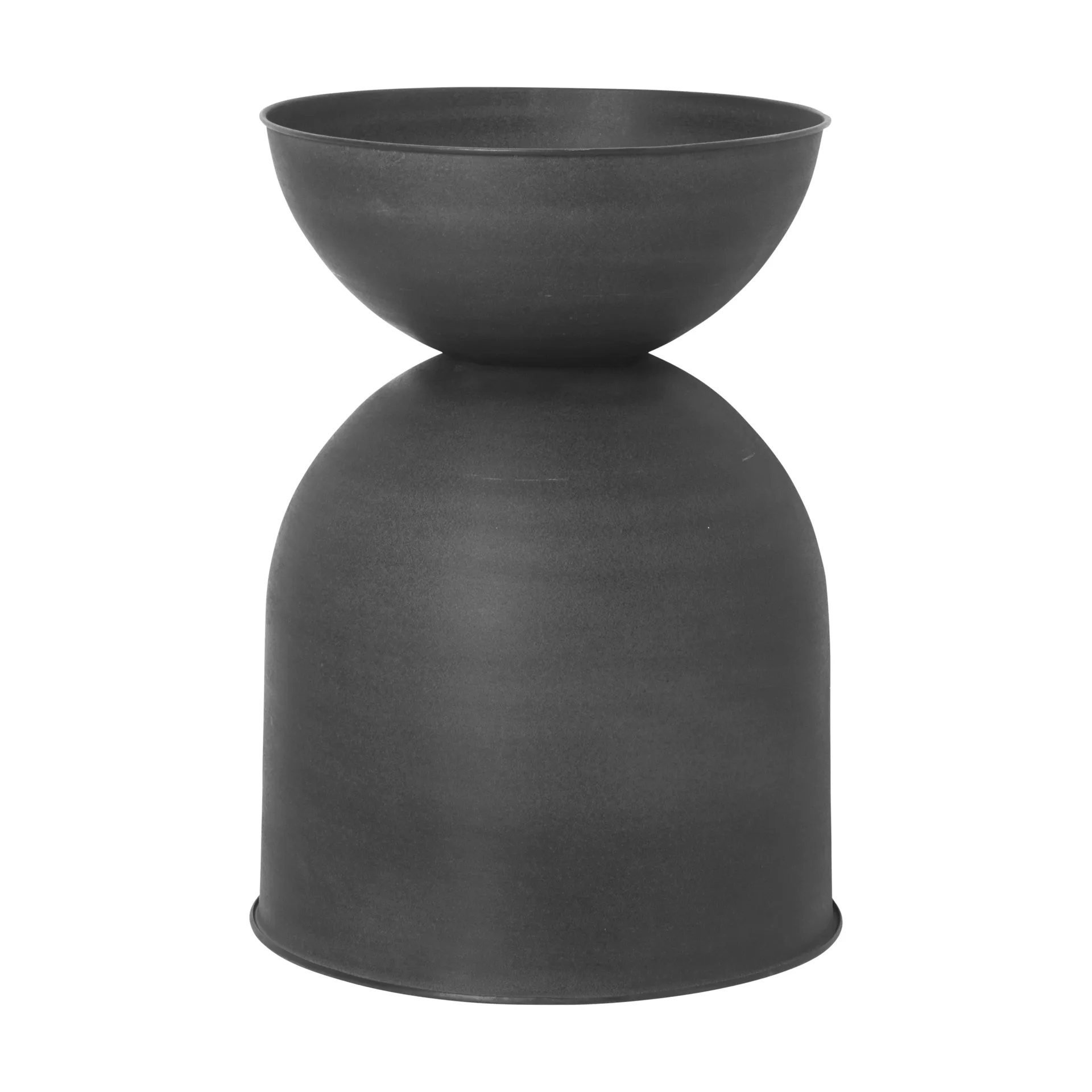 Hourglass ruukku, medium Ø40 cm, Musta-tummanharmaa Ferm Living