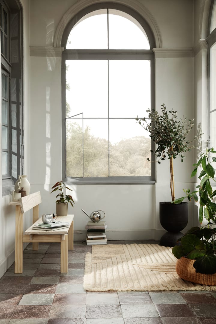 Hourglass ruukku, medium Ø41 cm, Musta-tummanharmaa Ferm Living