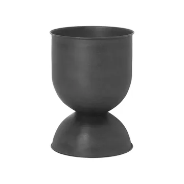 Hourglass ruukku, pieni Ø30 cm - Musta-tummanharmaa - Ferm Living