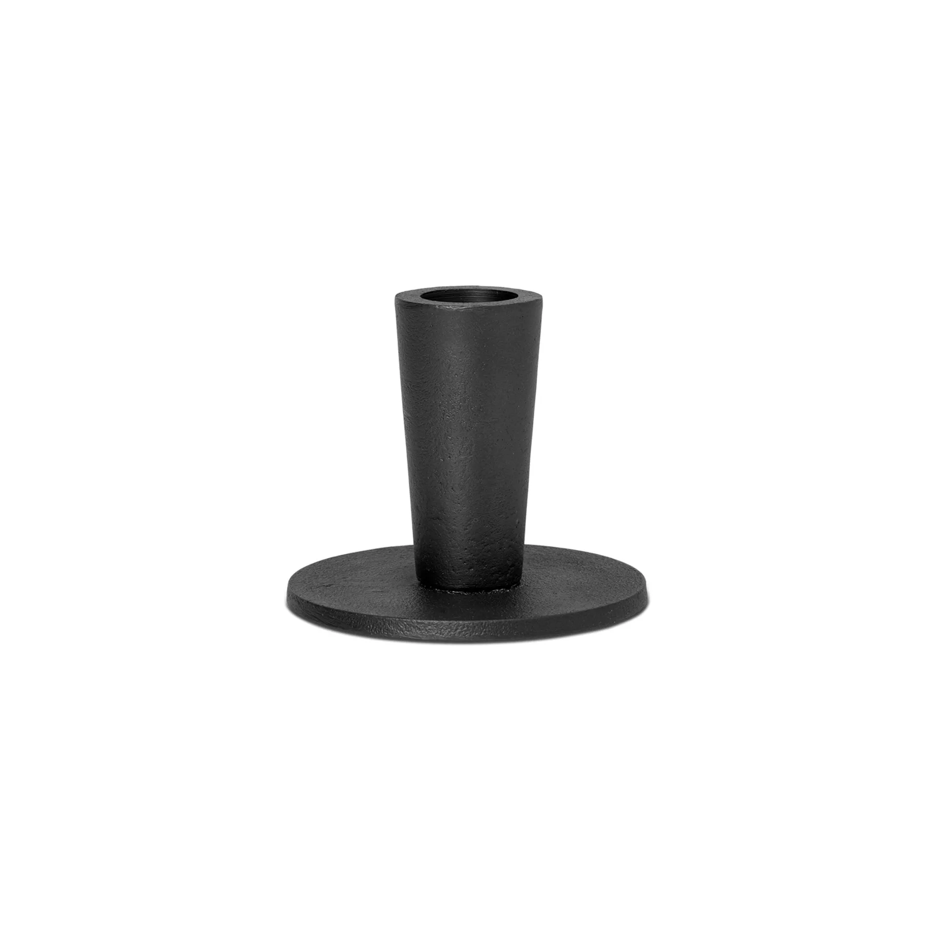 Hoy kynttilänjalka low 6,4 cm, Musta Ferm Living