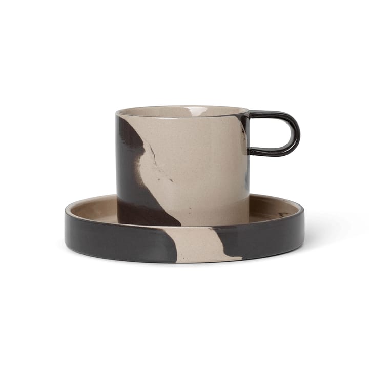 Inlay lautasellinen muki - Sand-brown - Ferm Living
