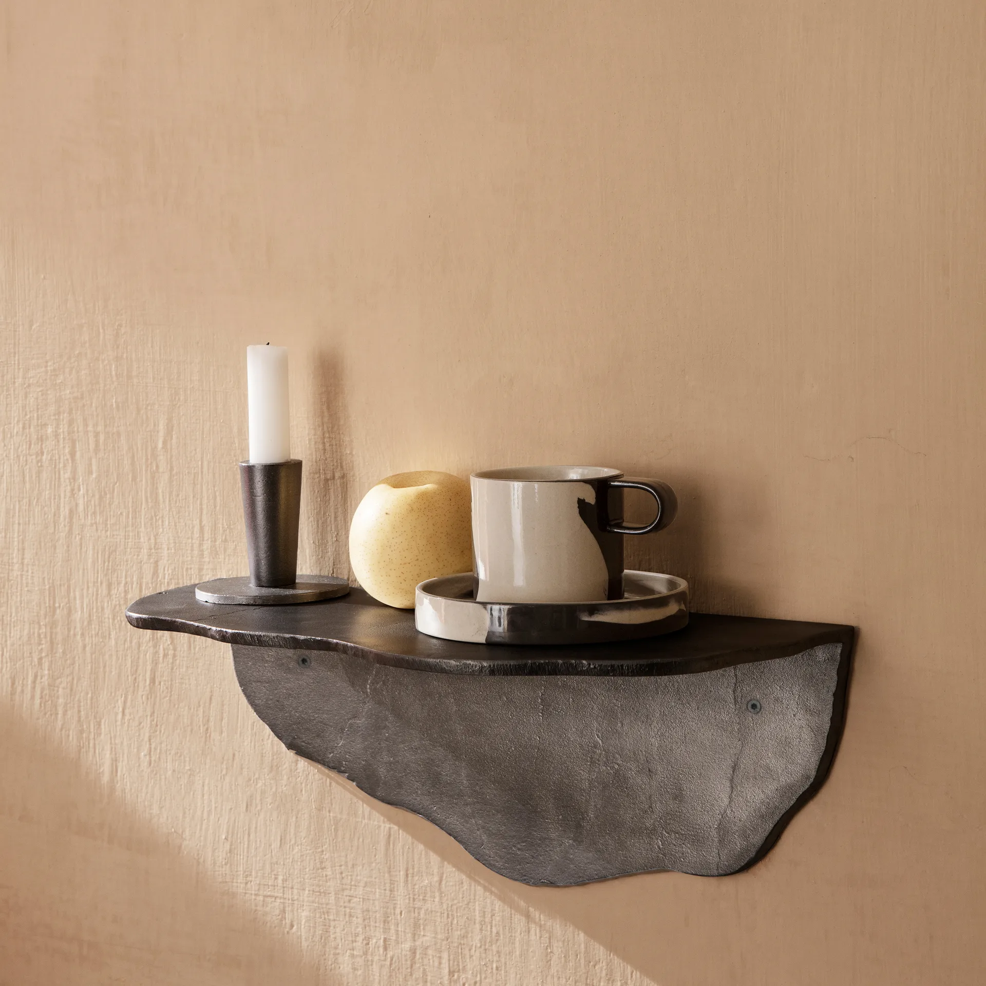 Inlay lautasellinen muki, Sand-brown Ferm Living