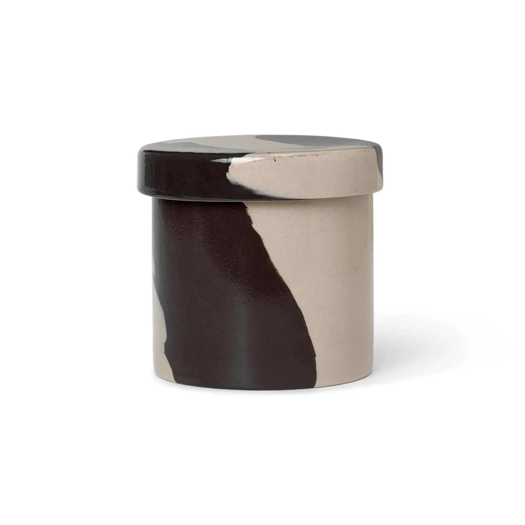 Inlay säilytysrasia Ø9,8 cm, Sand-brown Ferm Living