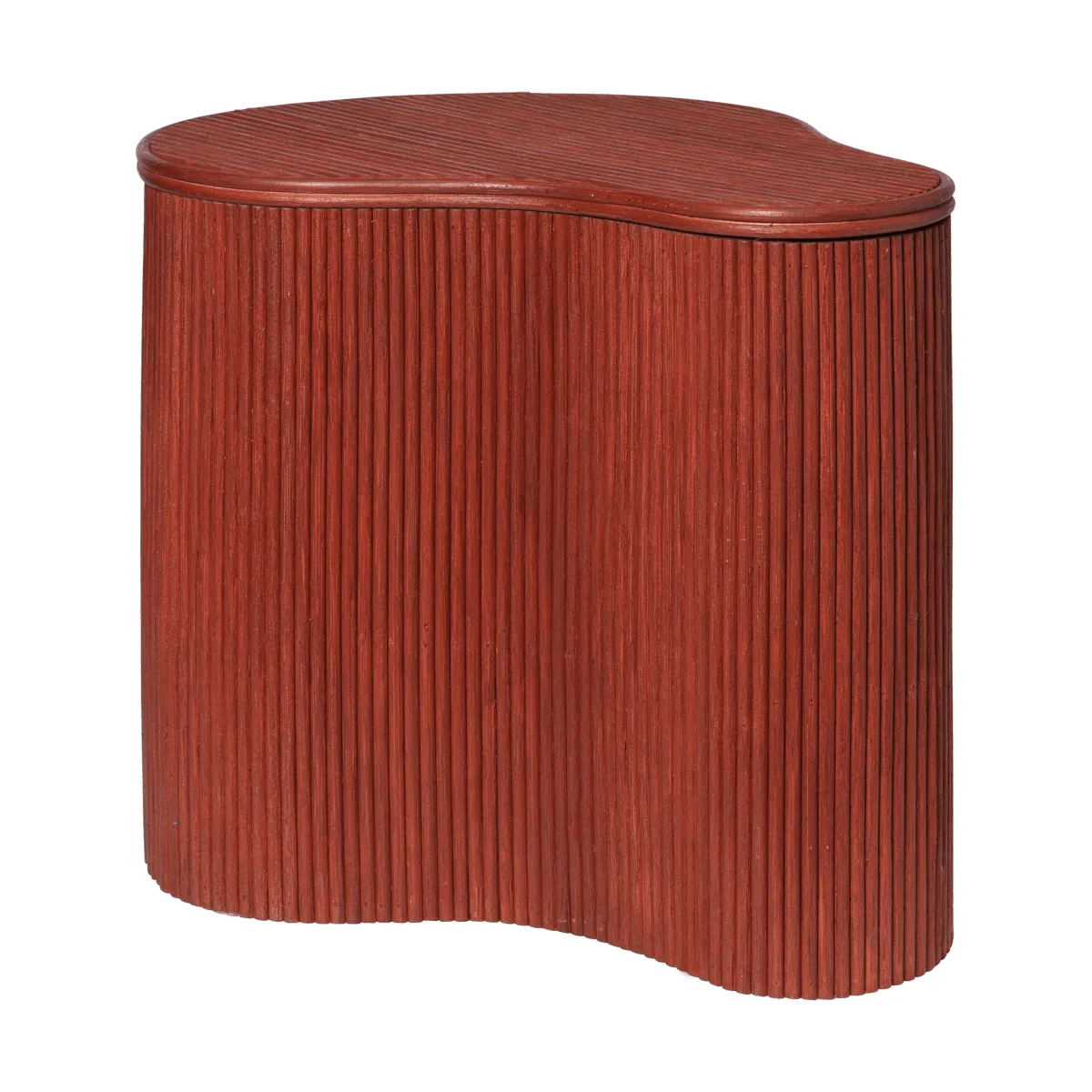 Isola sivupöytä säilytystilalla, Oxide red Ferm Living