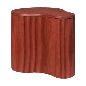 Isola sivupöytä säilytystilalla - Oxide red - Ferm Living