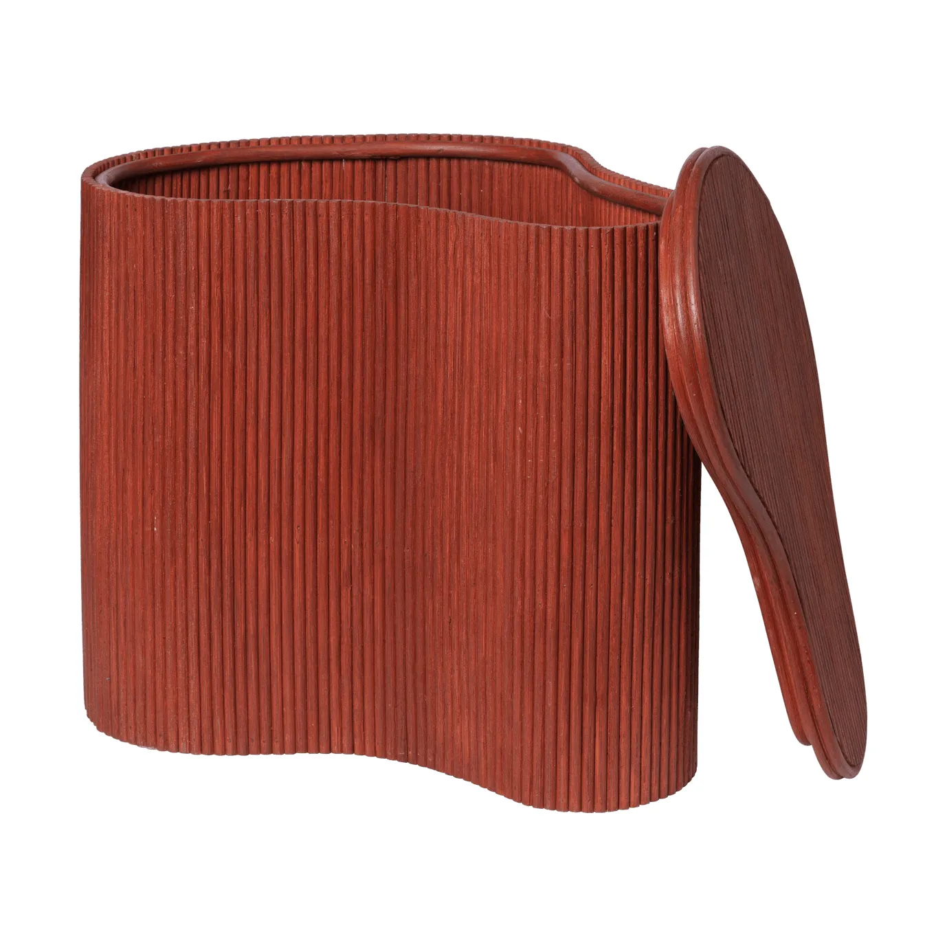 Isola sivupöytä säilytystilalla, Oxide red Ferm Living