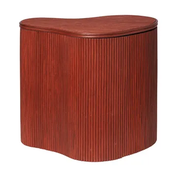 Isola sivupöytä säilytystilalla - Oxide red - Ferm Living