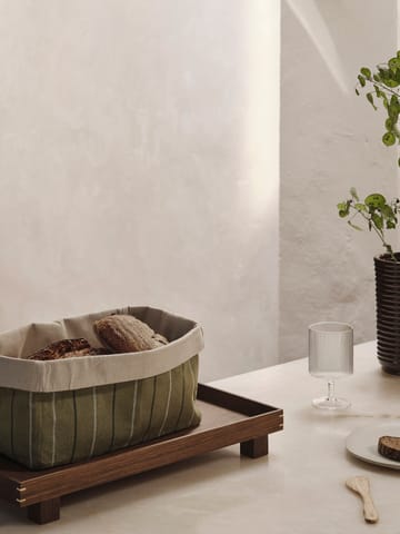 Ito Kitchen Basket leipäkori 19x30 cm - Natural-seaweed - Ferm Living