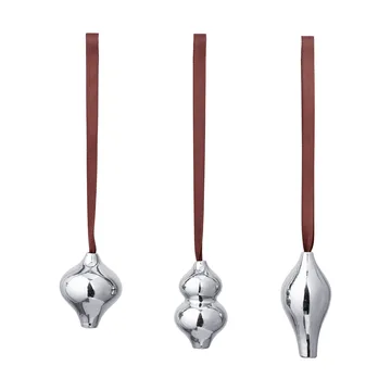 Komo koristegriipit 3 osaa - Hopea - Ferm Living