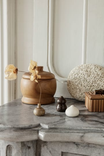 Komo maljakko 3 kpl - Ruskea-valkoinen - Ferm Living
