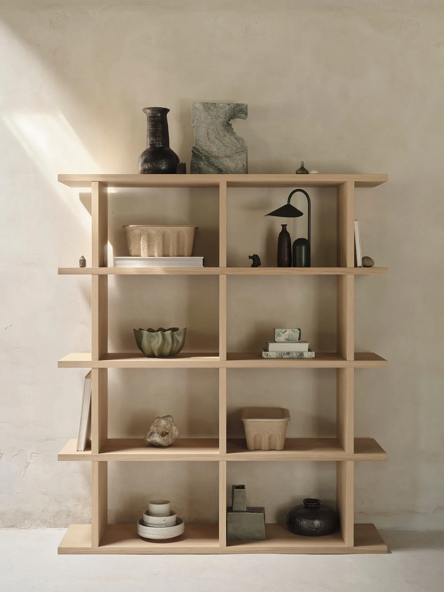 Kona kirjahylly 2x4, Natural Ferm Living