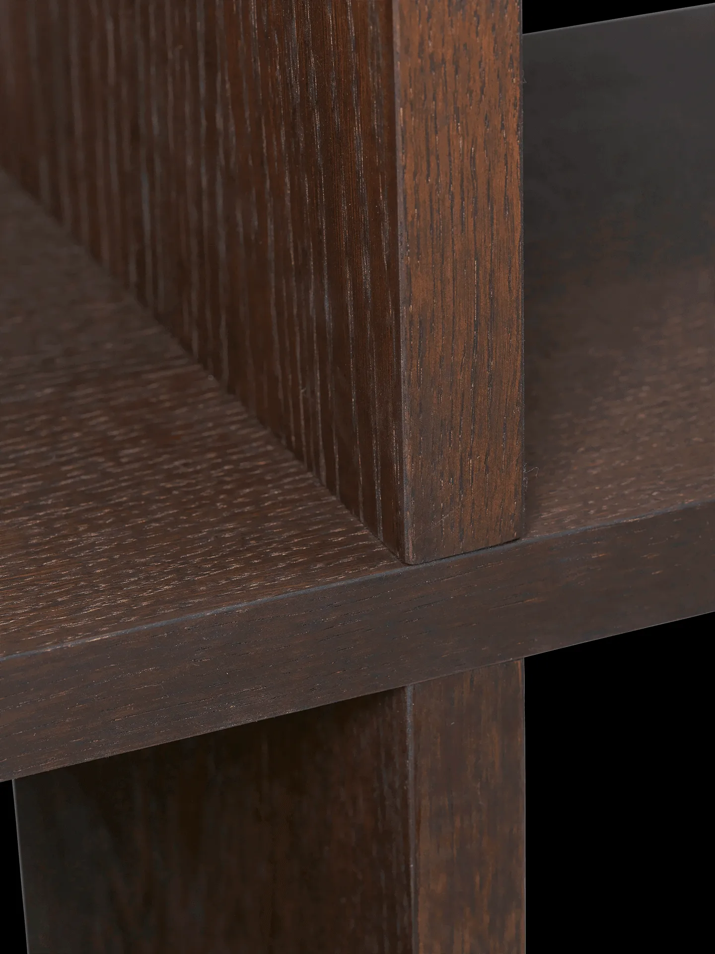 Kona kirjahylly 3x2, Dark stained Ferm Living