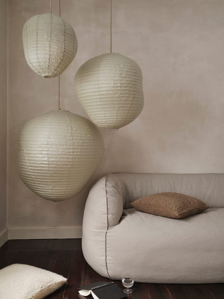 Kurbis lampunvarjostin, 60 cm, Dark sage Ferm Living