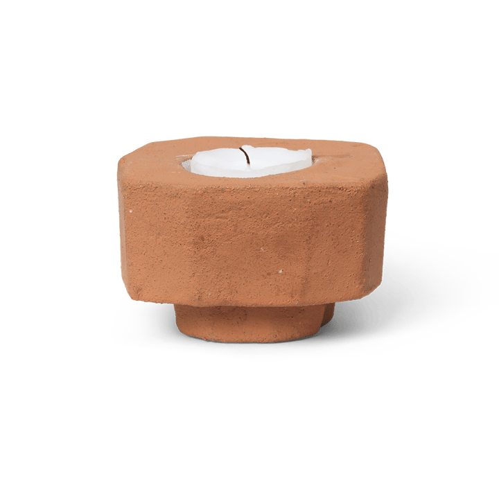 Kurinu kynttilänjalka, Terracotta Ferm Living