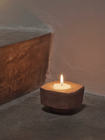 Kurinu kynttilänjalka - Terracotta - Ferm Living